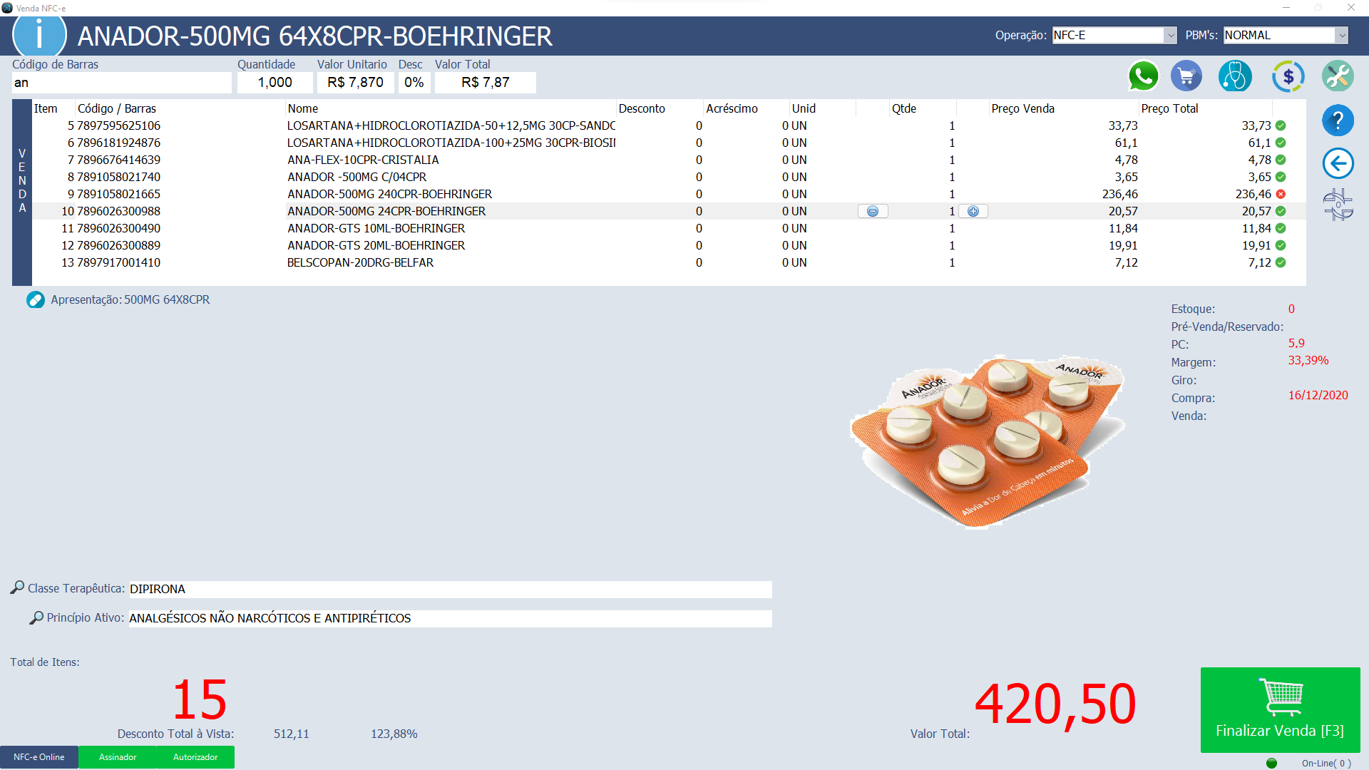 sistema para farmacia pdv XFarma