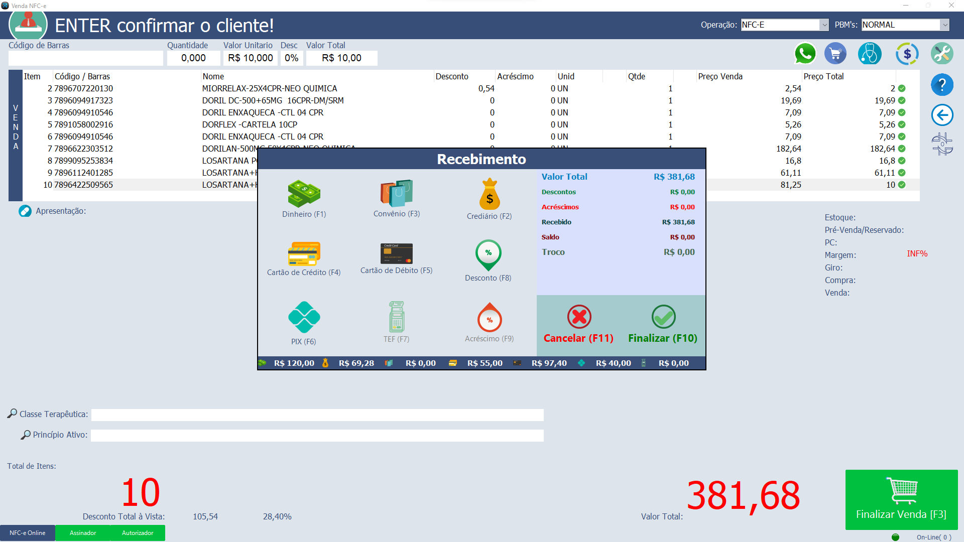 sistema para farmacias ou drogarias XFarma
